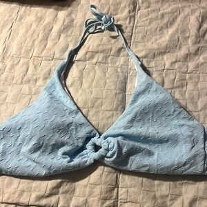 Blue bathing suit top